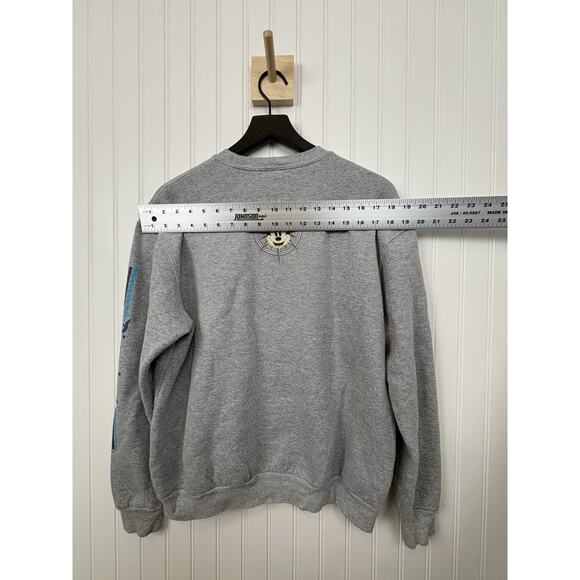 Disney Gray Cropped Printed Theme Park Crew Neck Sweater - Medium #171 - Picture 13 of 13